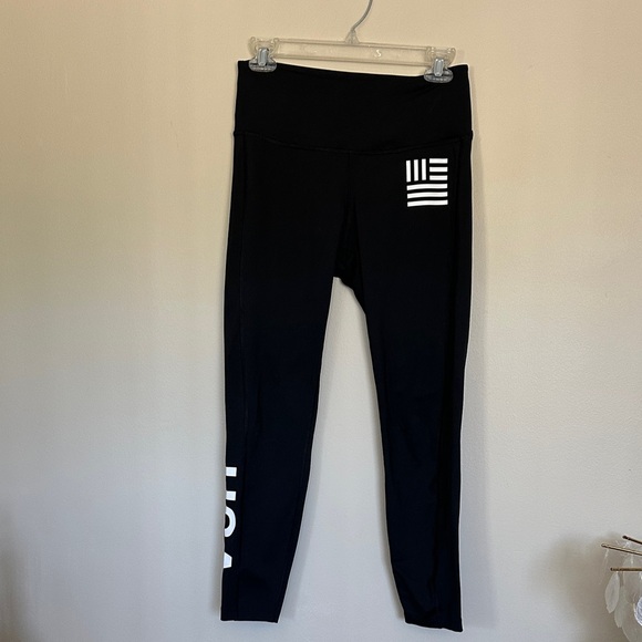 The North Face Pants - The North Face Black Leggings with USA Design